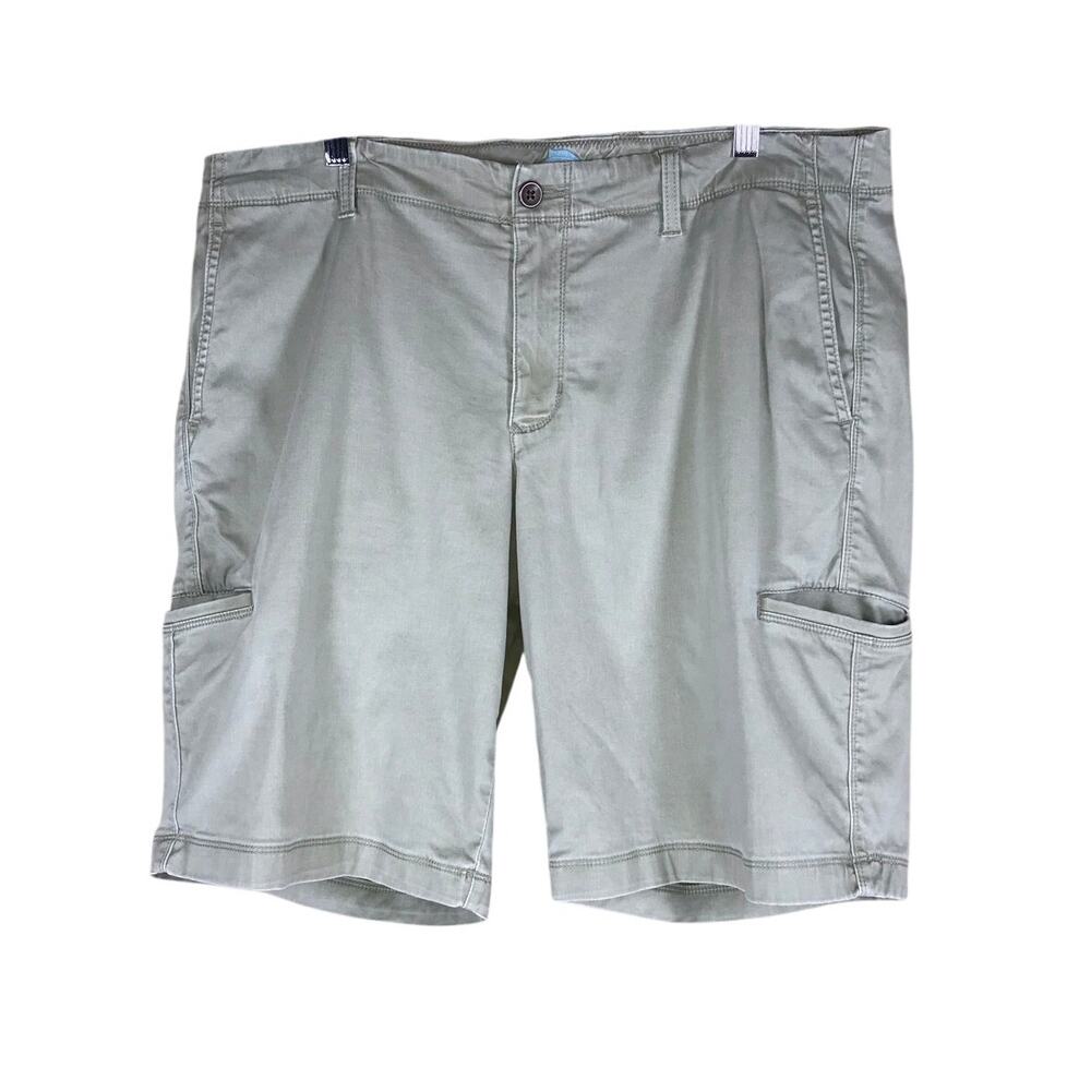 Tommy Bahama Cargo Shorts Men’s 36 Khaki Stretch Cotton Utility Beach Casual